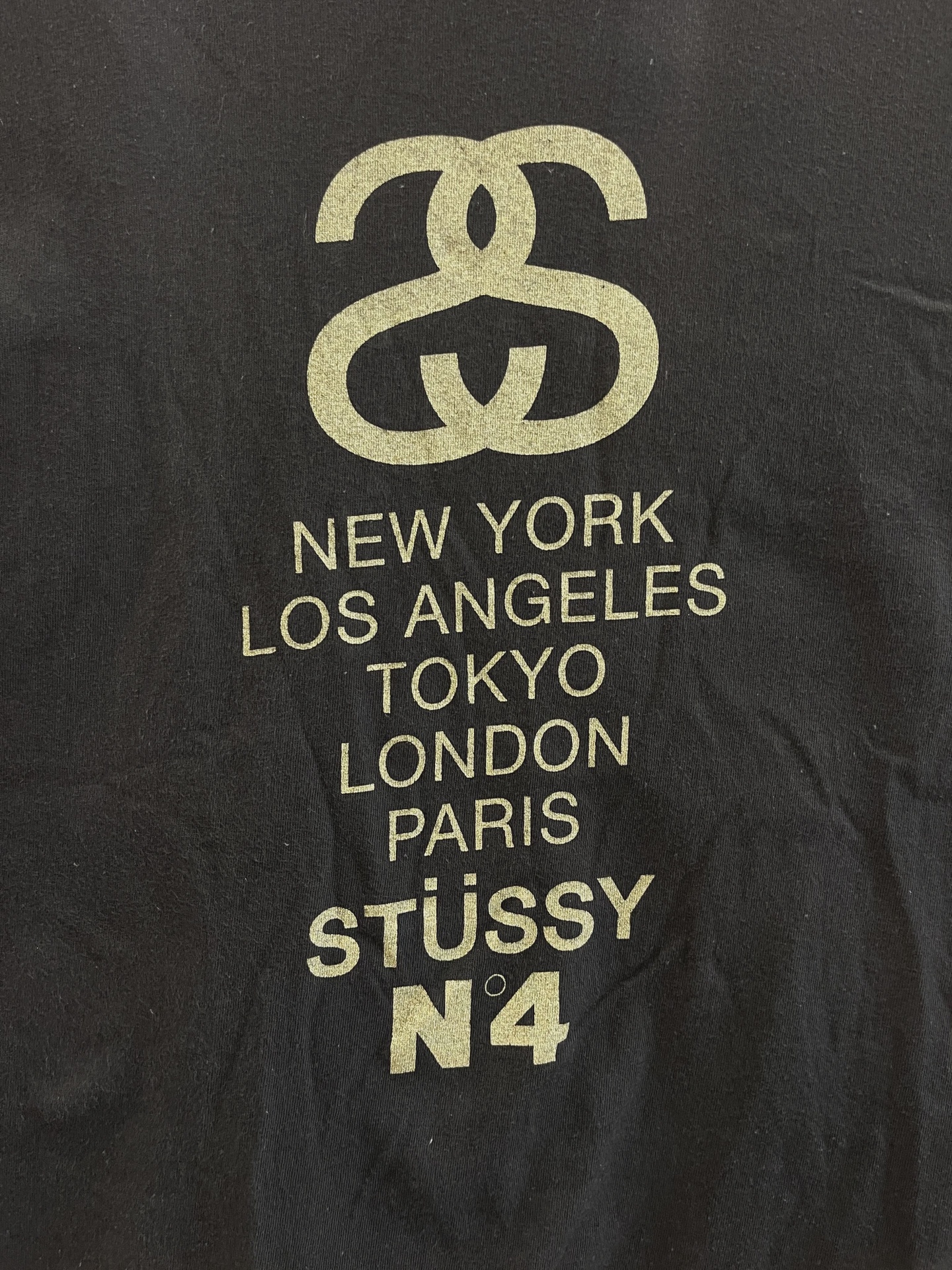 Stüssy No. 4 World Tour T-Shirt • Pre-Owned [0076] 4