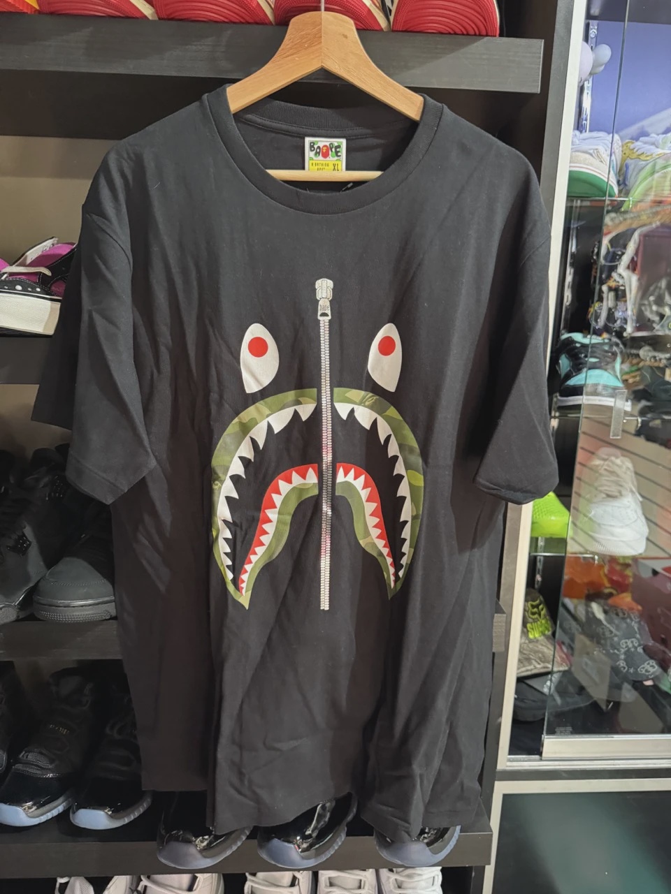 A Bathing Ape Bape T Shirt Logo Tee Camo • Brand New [8427]