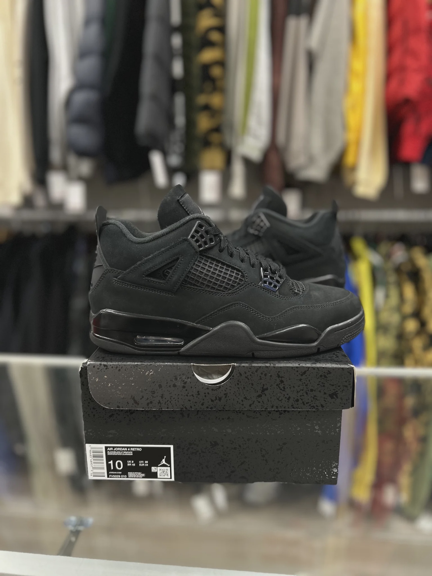 Jordan Air Jordan 4 Retro Black Cat (2025) - Size US M 10