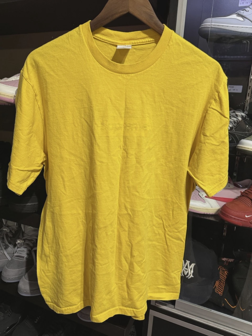 Supreme Yellow Bogo Tee • Pre-Owned [7985]