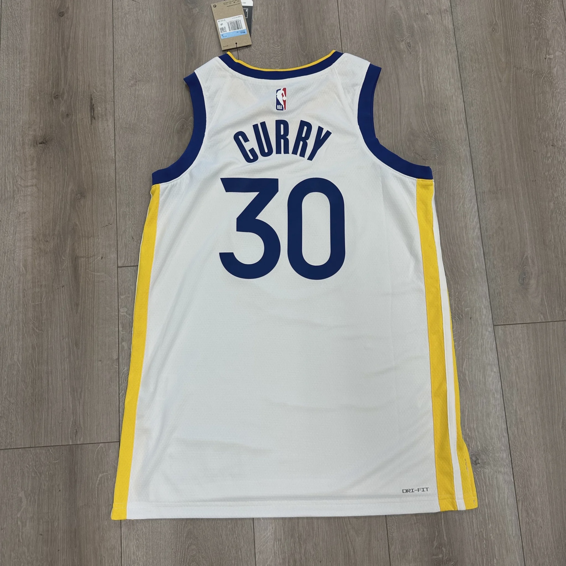 Nike Stephen Curry White Golden State Warriors Swingman Jersey • Brand New [3321] - photo 3