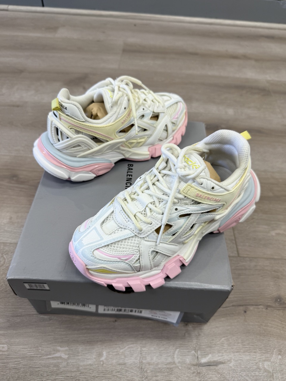 Balenciaga Track.2 White Yellow (Kids) 2