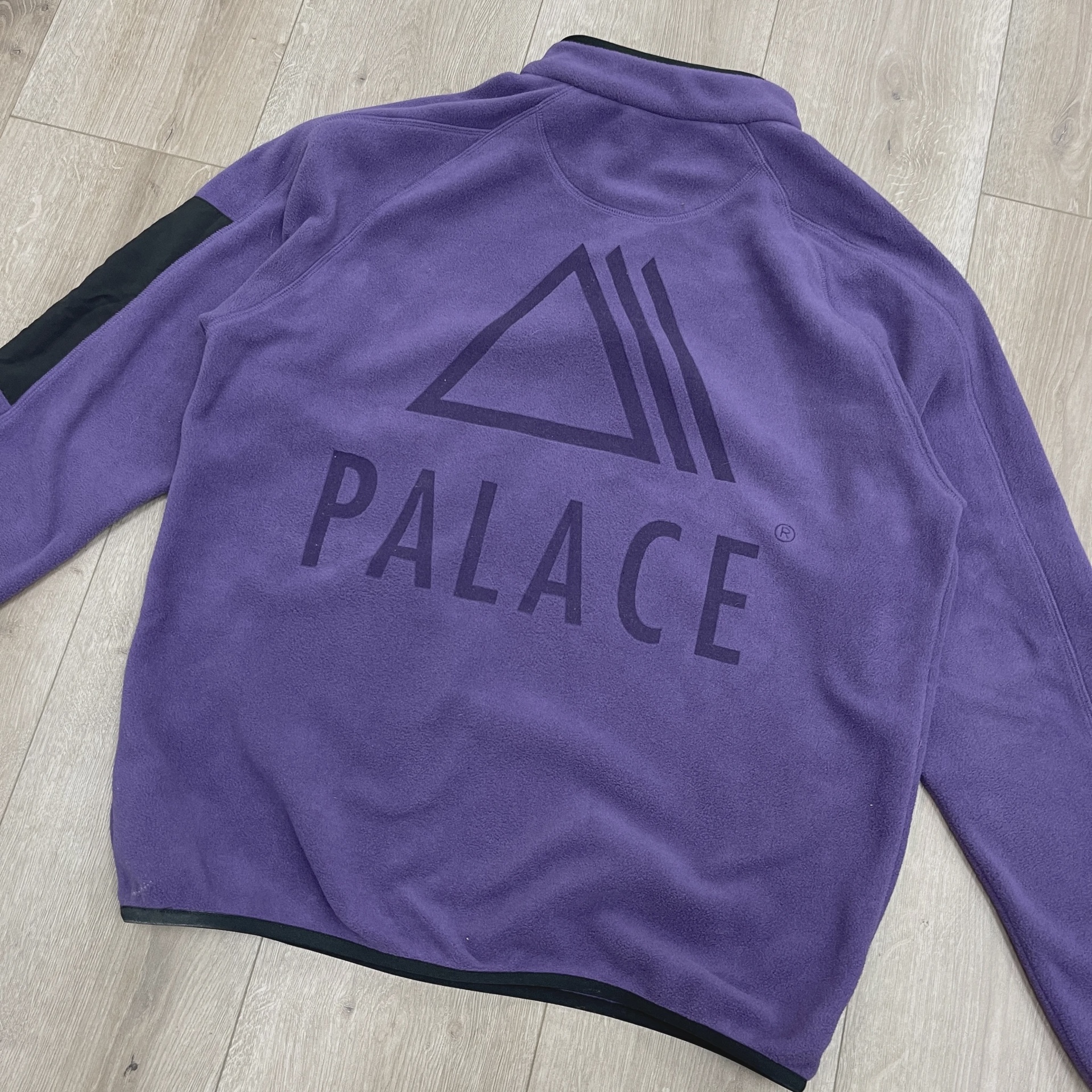 Palace Polartec 1/4 Zip Purple • Pre-Owned [7407] 2