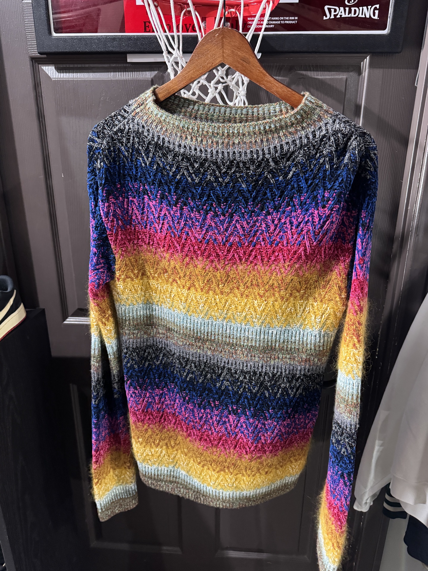 Marni Viscose Wool Crewneck Sweater Multicolor - Pre Owned