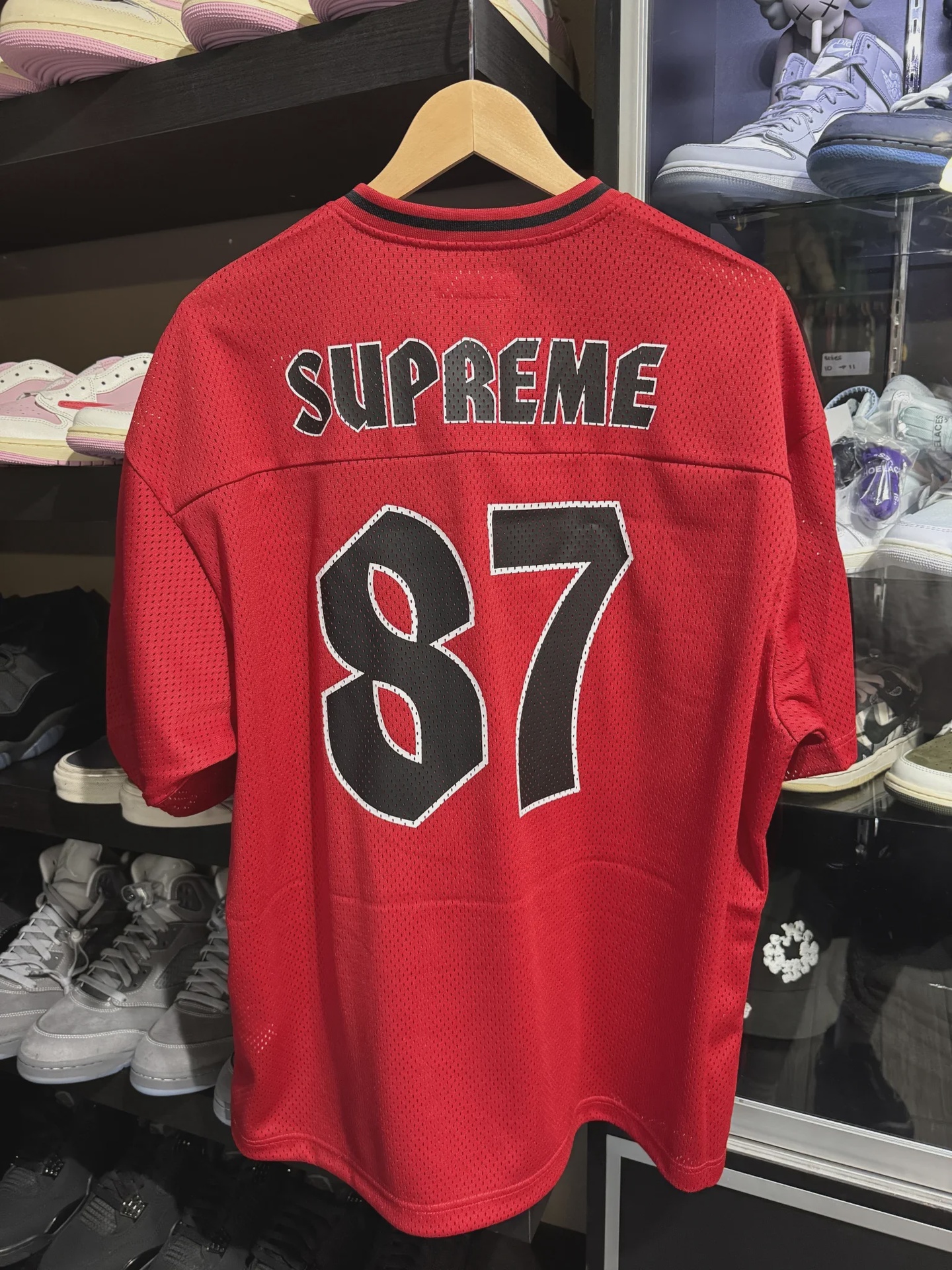 Supreme Spitfire Football Jersey Red • Brand New [0525] - photo 3