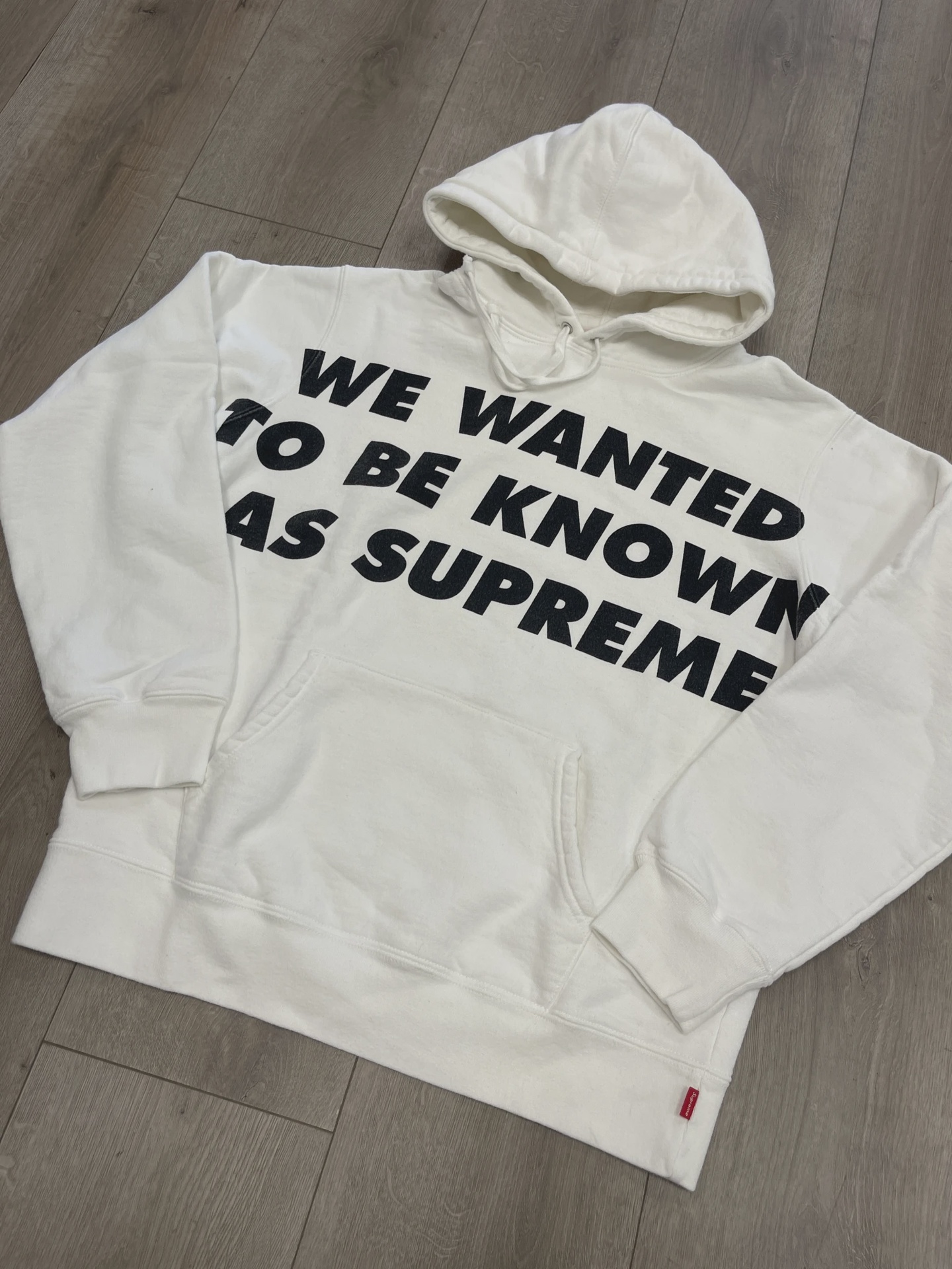 SS20 Supreme Known As Hooded Sweatshirt White • Pre-Owned [6139] 3