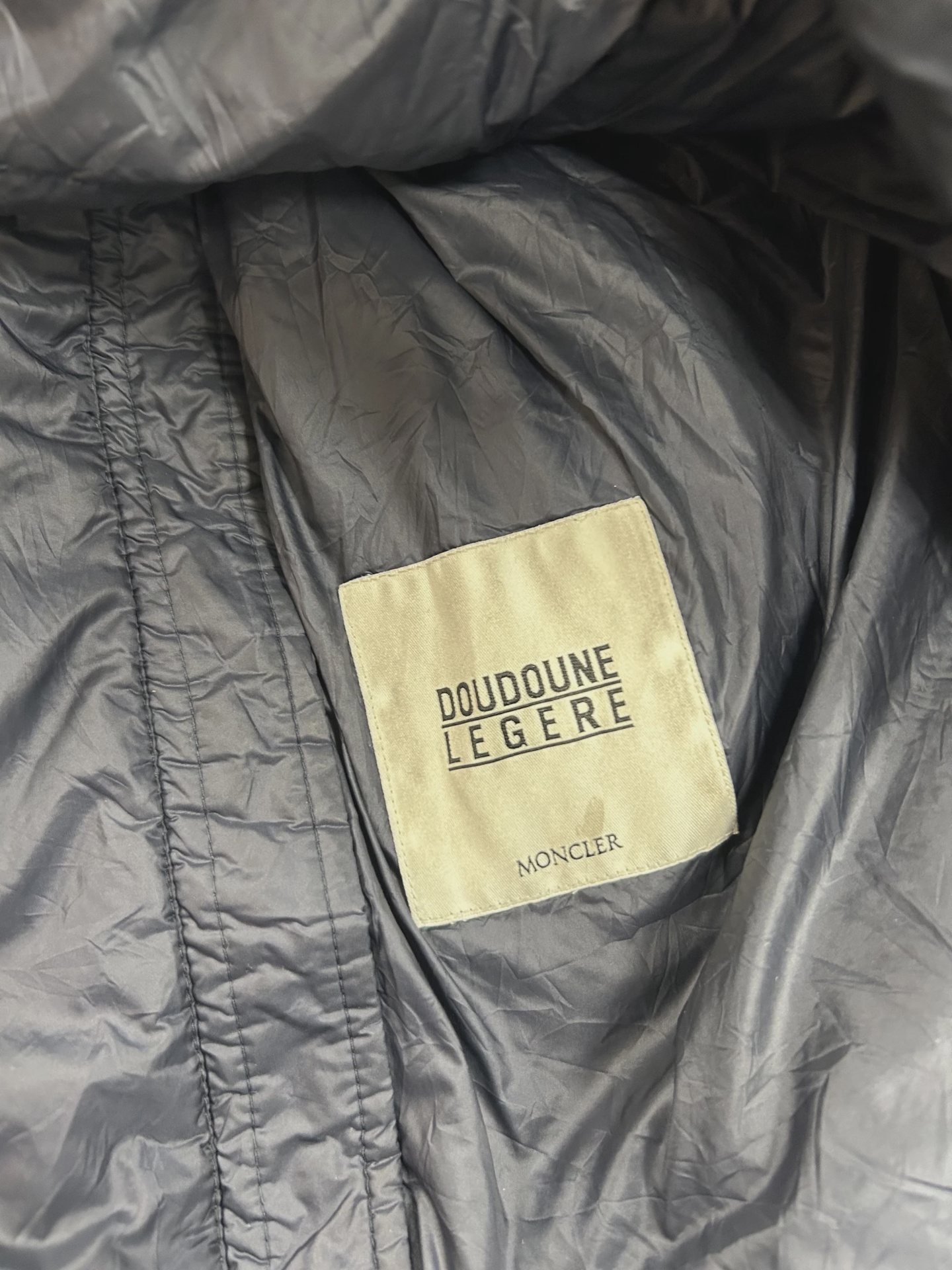Moncler womens Puffer jacket navy • Pre-Owned [1155] 5