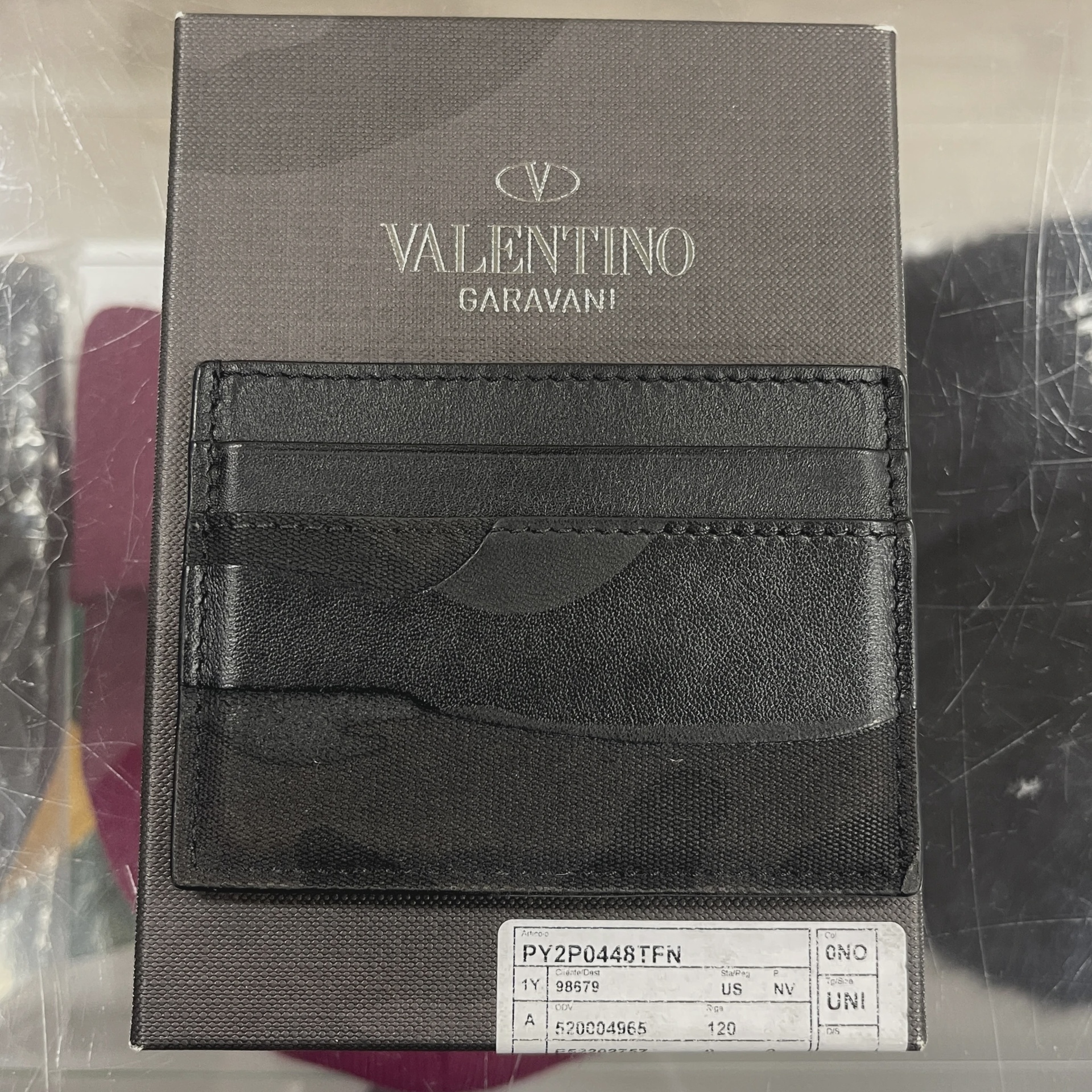 Valentino Garavani Camouflage-jacquard Cardholder • Pre-Owned [2439] 2