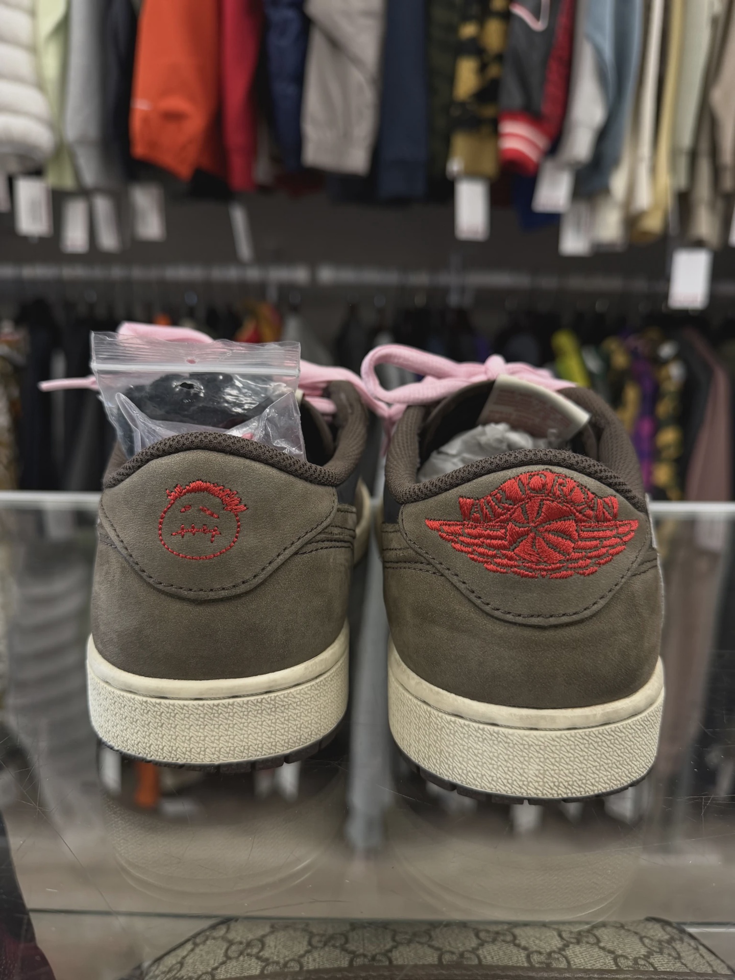 Air Jordan 1 Retro Low Original SP Travis Scott Mocha NO BOX  Pre-Owned [5806] 4