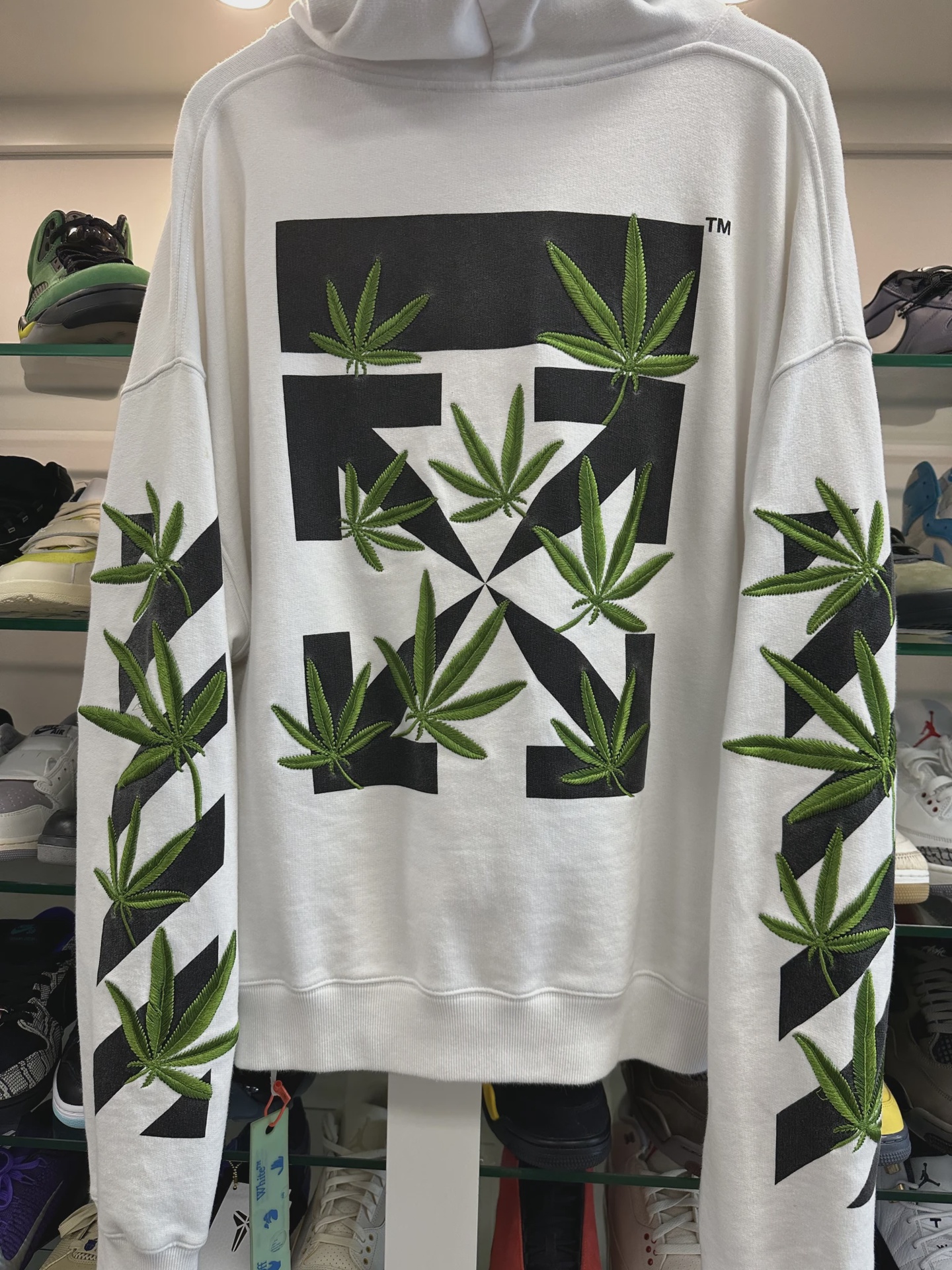 Off White Mariguana Hoodie • Pre-Owned [3939] 2