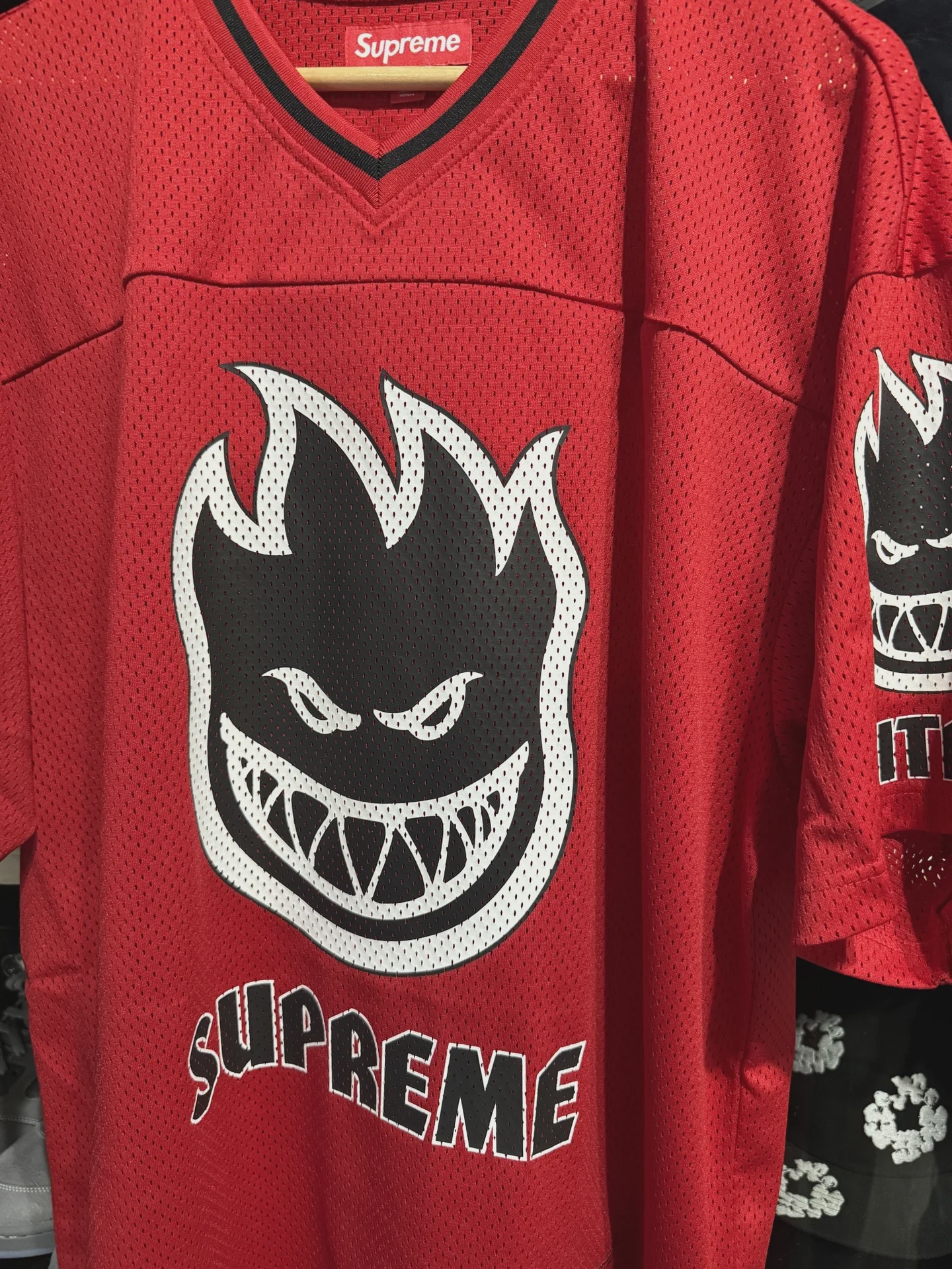 Supreme Spitfire Football Jersey Red • Brand New [0525] - photo 2