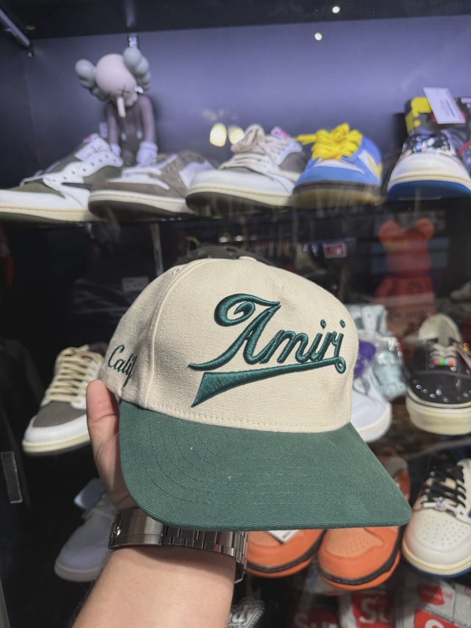 Amiri Green Baseball Hat  • Pre-Owned [5344]