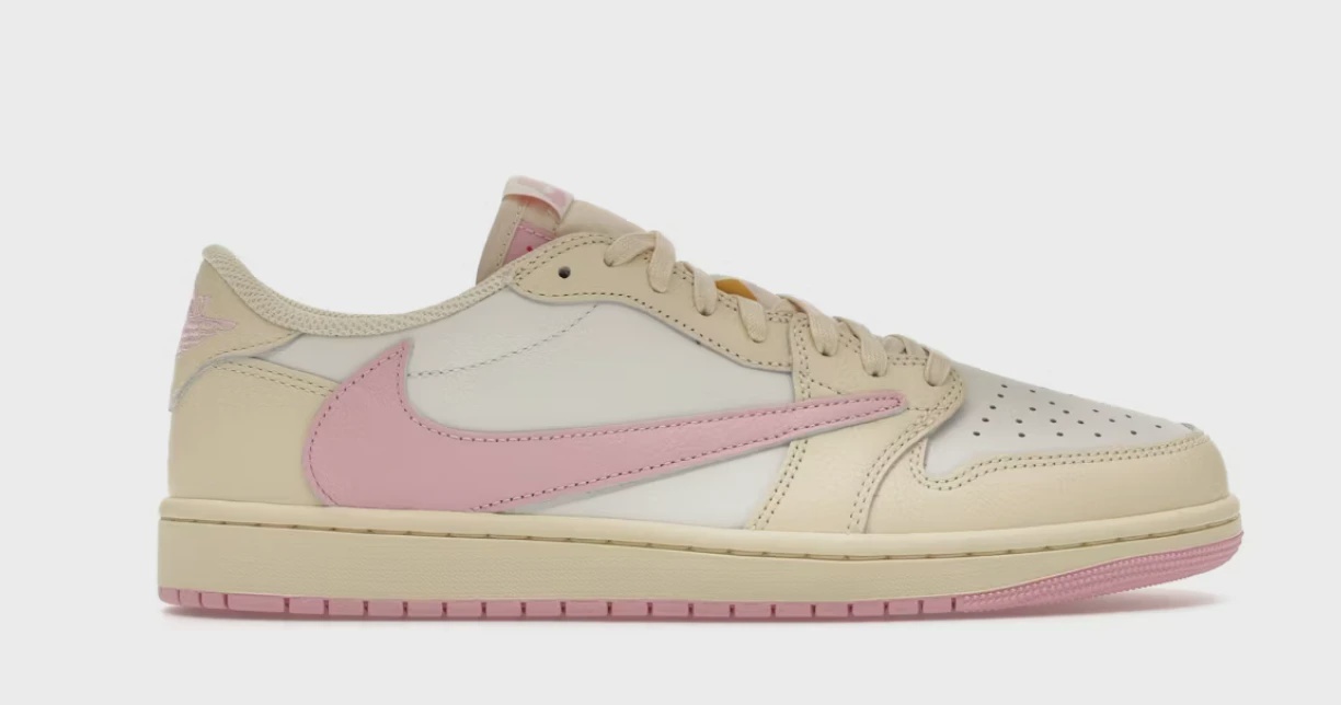 Air Jordan 1 Retro Low Original SP Travis Scott Shy Pink • Brand New [7620]