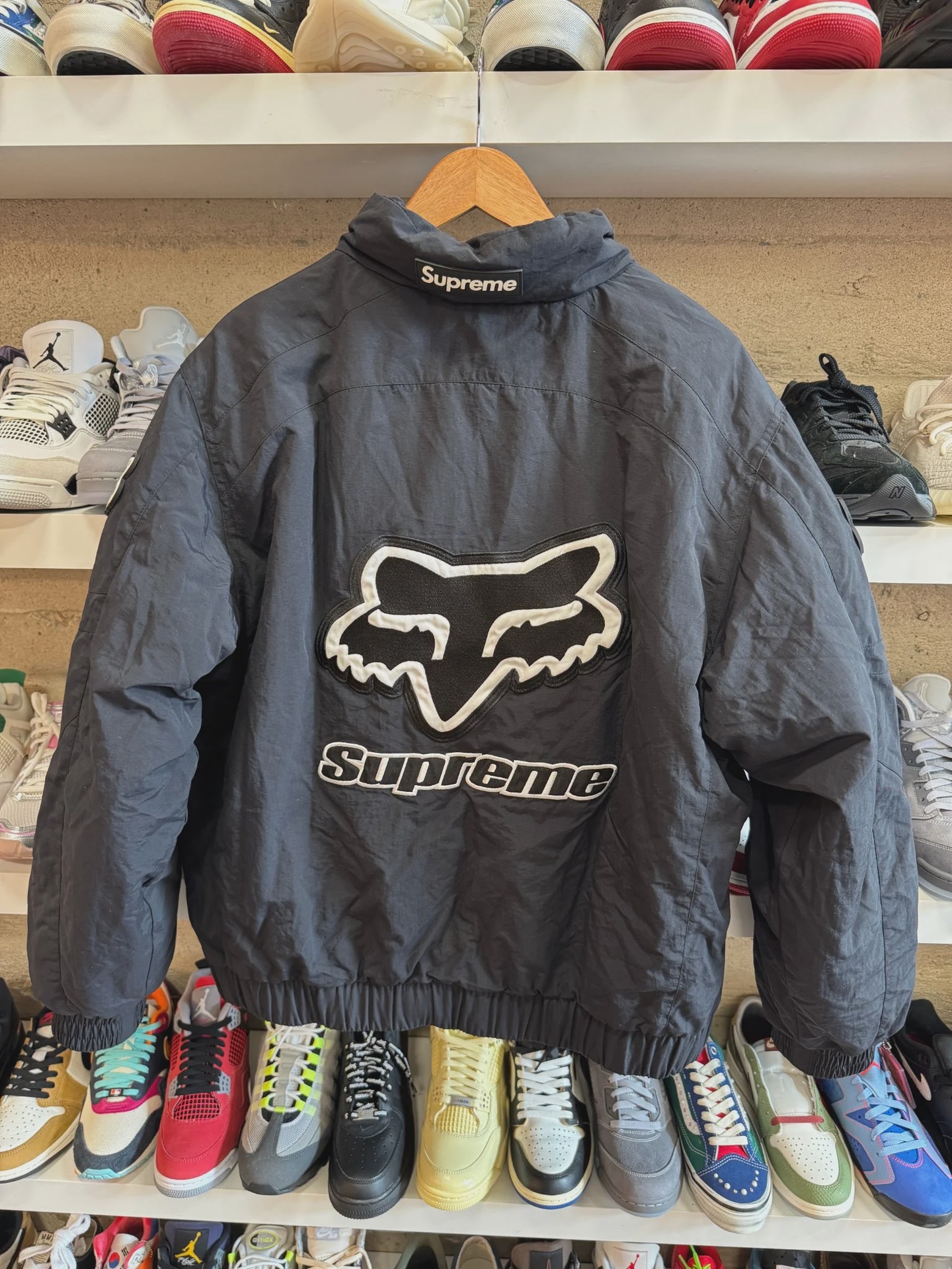 Supreme Fox Racing Puffy Jacket Black L • Pre-Owned [6190] - photo 4