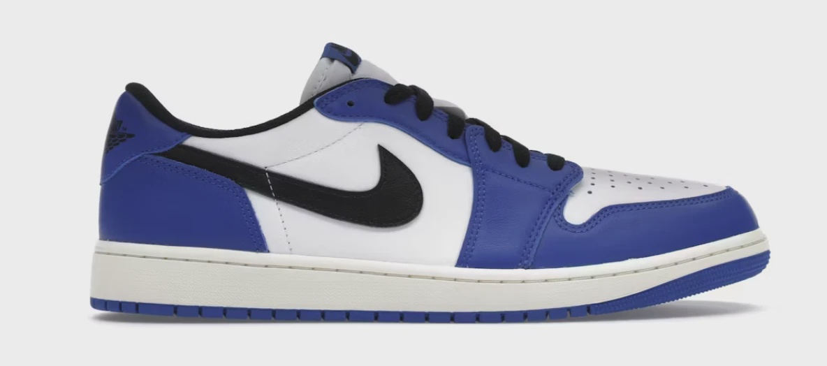 Air Jordan 1 Retro Low Original Game Royal Blue • Brand New [7558]