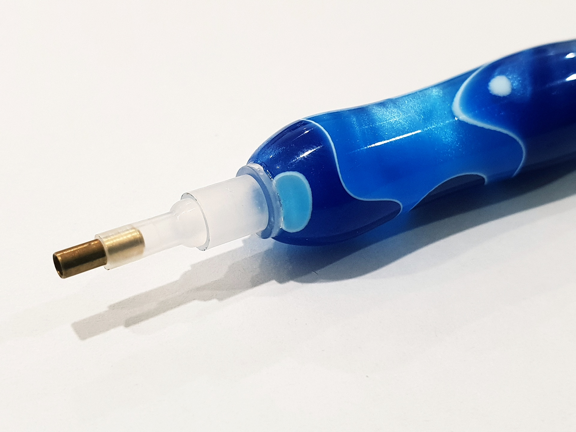 Diamond Art Pen 9 Blue Swirl Acrylic Pens Diamond Art Diamond