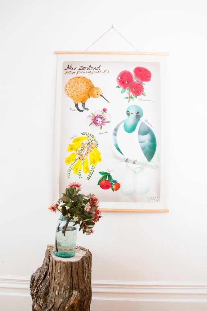 Misery Guts Flora & Fauna SIZE A2