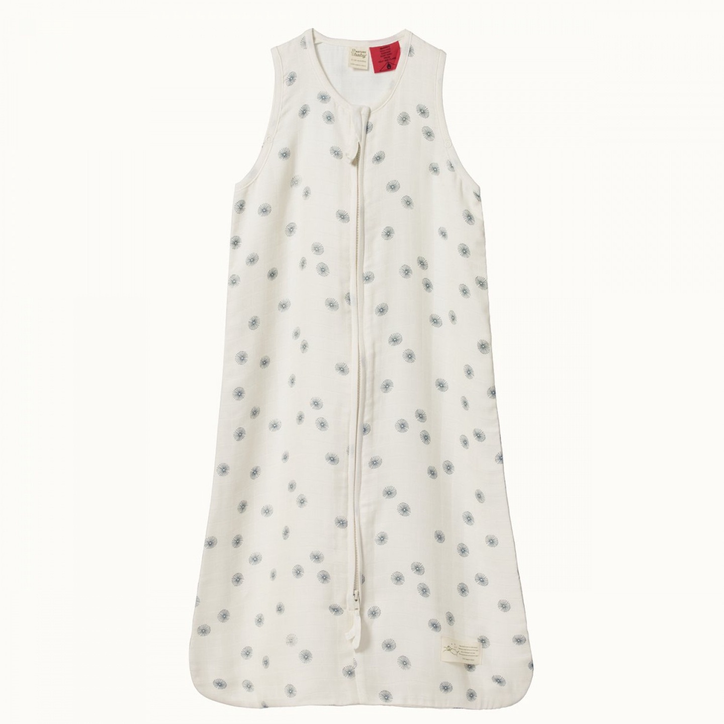 MUSLIN SLEEPING BAG - DANDELION PRINT