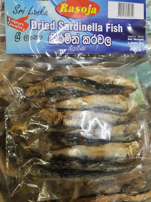 Rasoja Dried Sardinella keeramin Fish200g