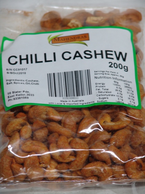 Mahendra's Chilli Cashew 200gm