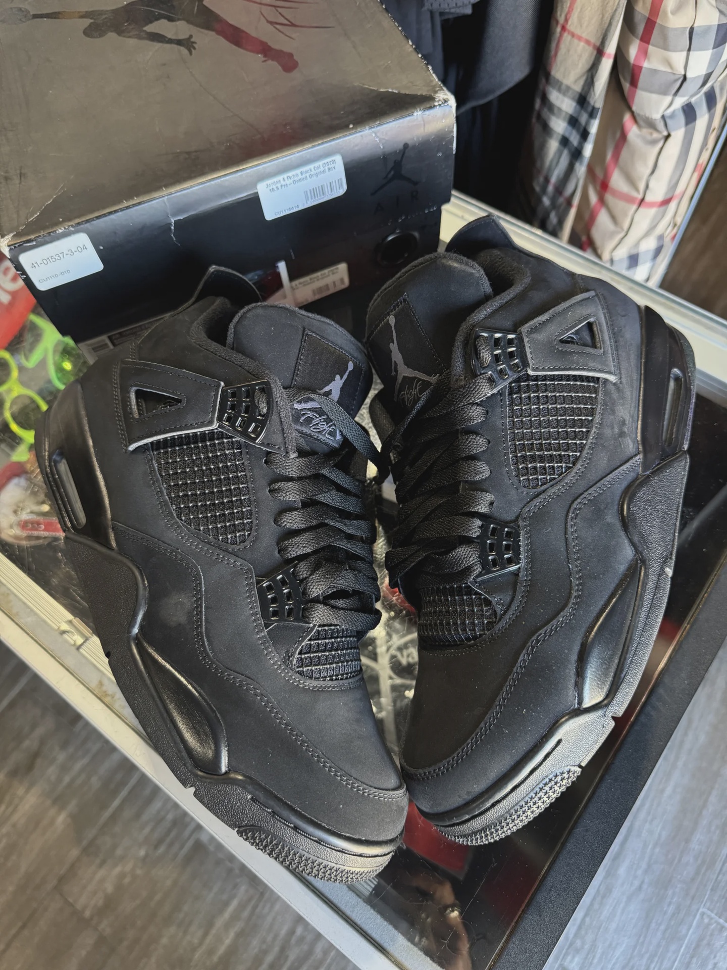 Air Jordan 4 Retro Black Cat (2020) • Pre-Owned [5542] - photo 1