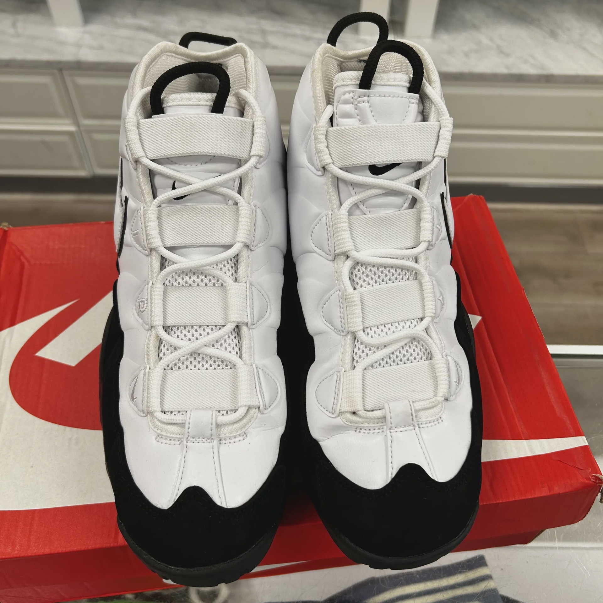 Nike Air Max Uptempo 95 White Black Teal • Pre-Owned [7577] - photo 5