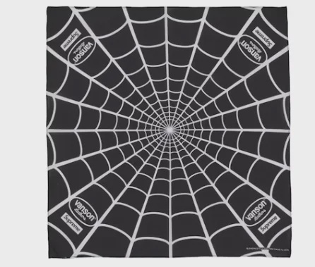 Supreme Supreme Vanson Leathers Spider-Man Bandana - Size One Size