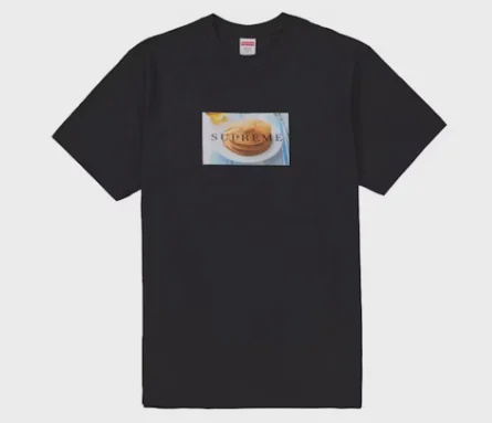 Supreme SS25 Supreme Pancakes Tee Black - Size L