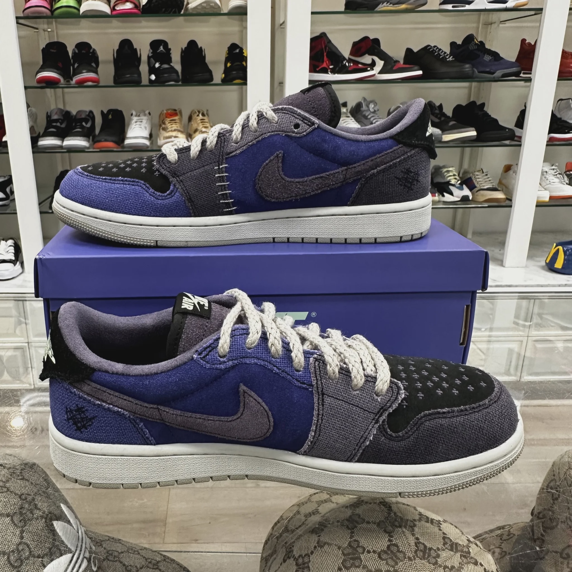 Air Jordan 1 Retro Low Original Zion Williamson Voodoo Alternate • Pre-Owned [6743] - photo 2