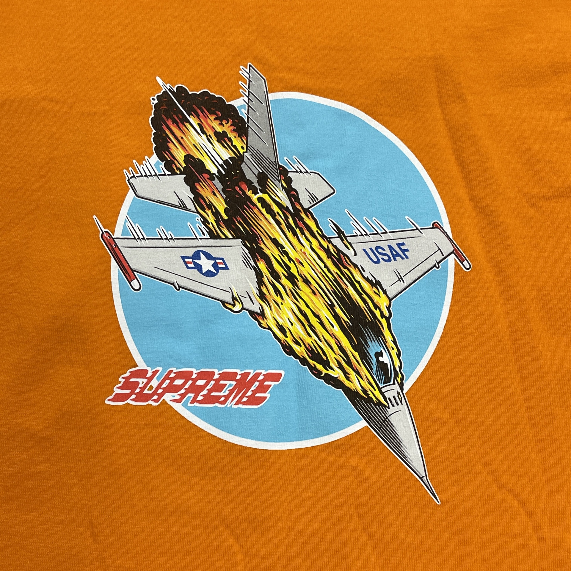 Supreme Jet Orange Tee • Pre-Owned 4