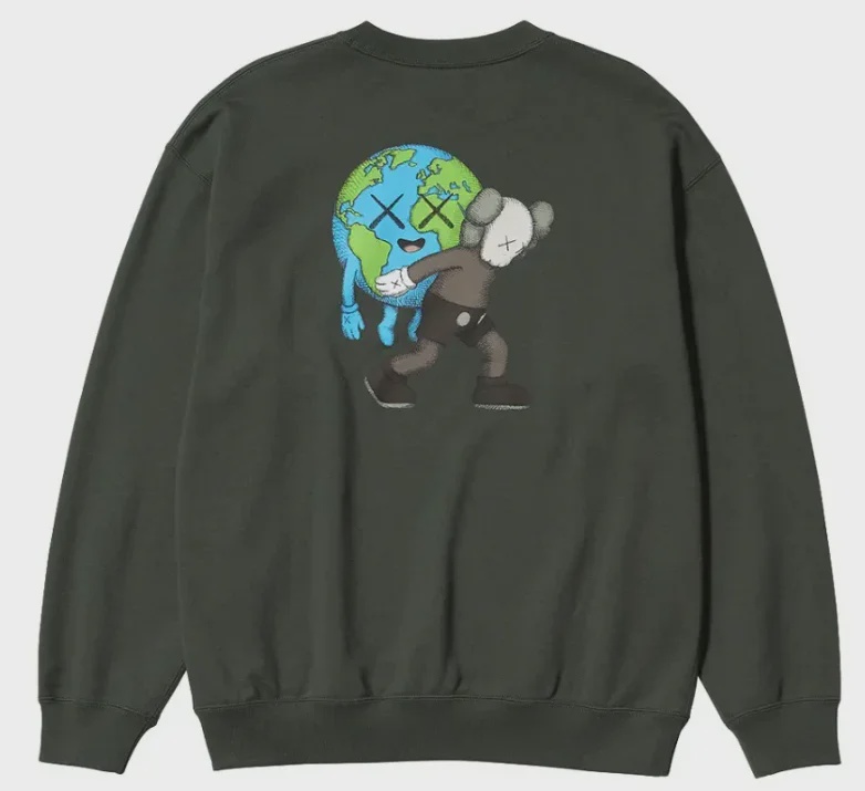 Kaws Kaws x Uniqlo Earth Crewneck - Size M