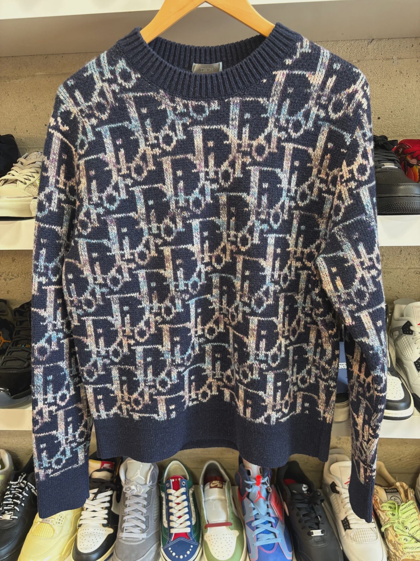 Dior 2021 Oblique Jacquard Crewneck • Pre-Owned [3485] - photo 1