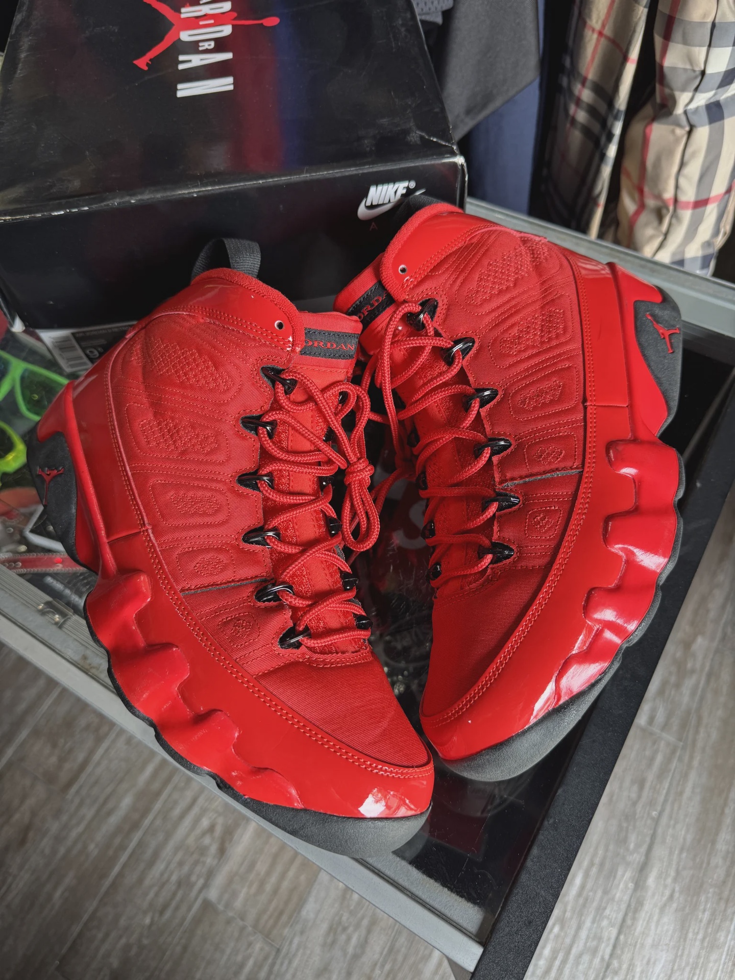 Air Jordan 9 Retro Chile Red • Pre-Owned [4885] - photo 2