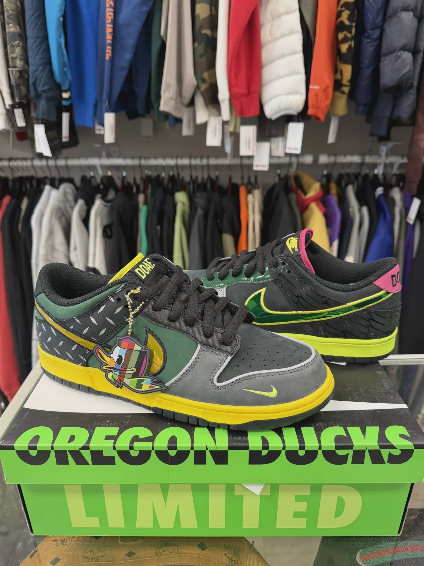 Nike Dunk Low What the Duck Home University of Oregon PE   [3741] - photo 1
