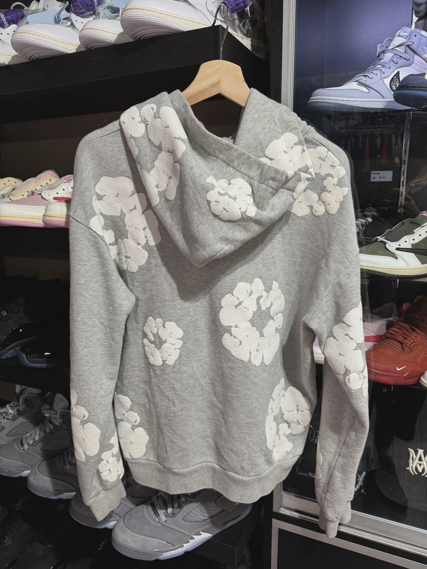 Denim Tears Grey Hoodie size S • Pre-Owned [8906] - photo 2