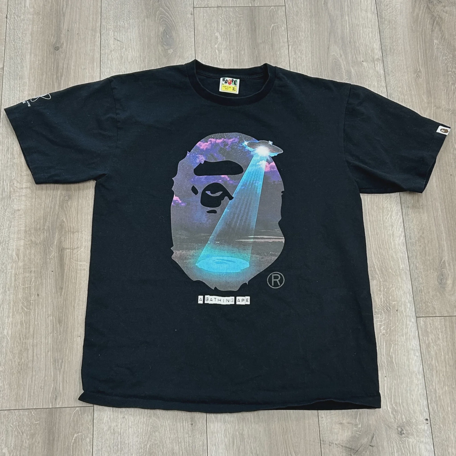 A Bathing Ape A Bathing Ape (BAPE) Galaxy UFO T-Shirt - Size XL
