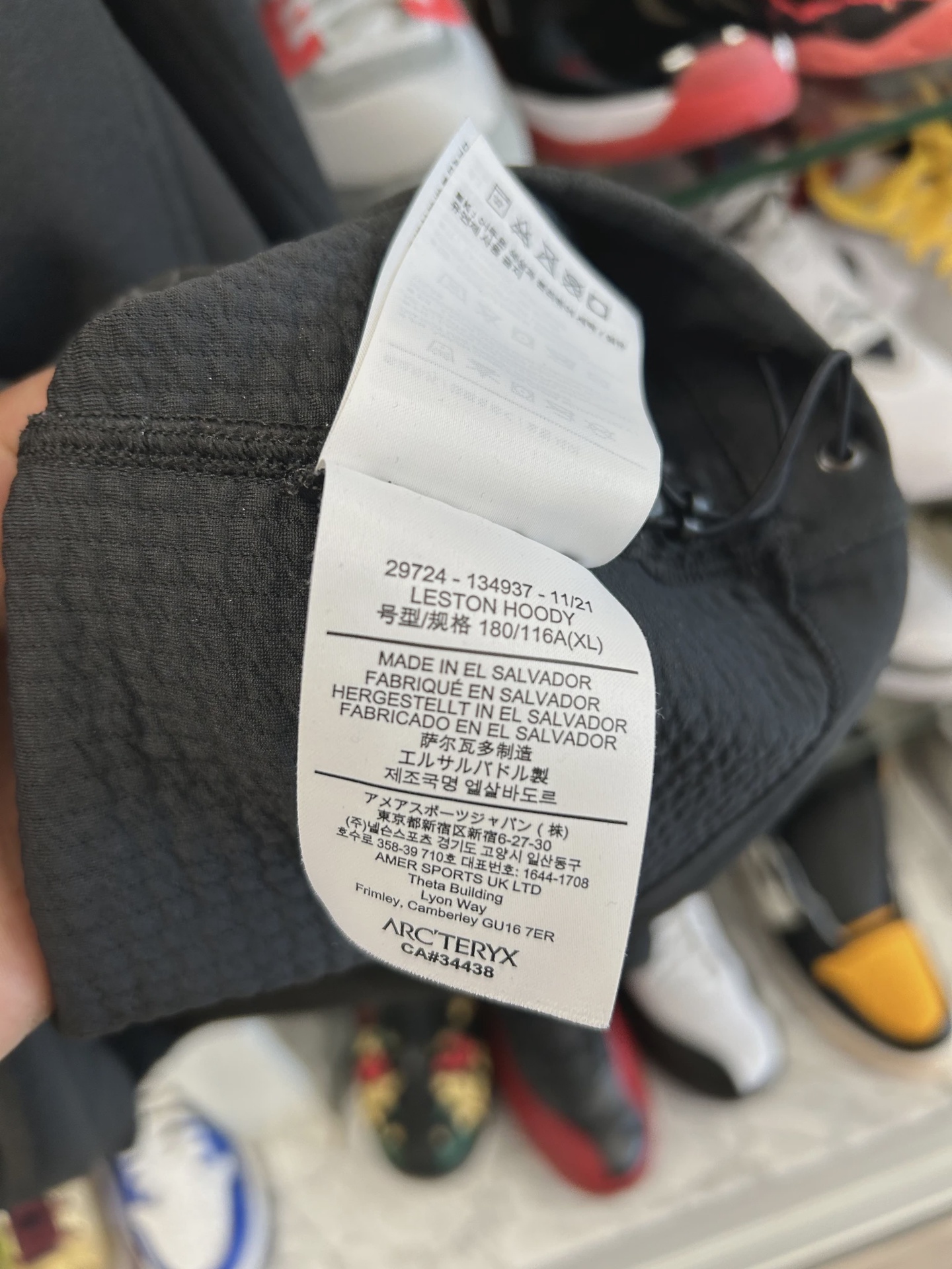 Arc'teryx Leston black hoodie • Pre-Owned [7845] 5