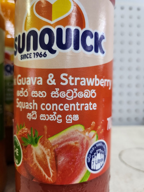 Sunquick pink guva & strawberry 700ml
