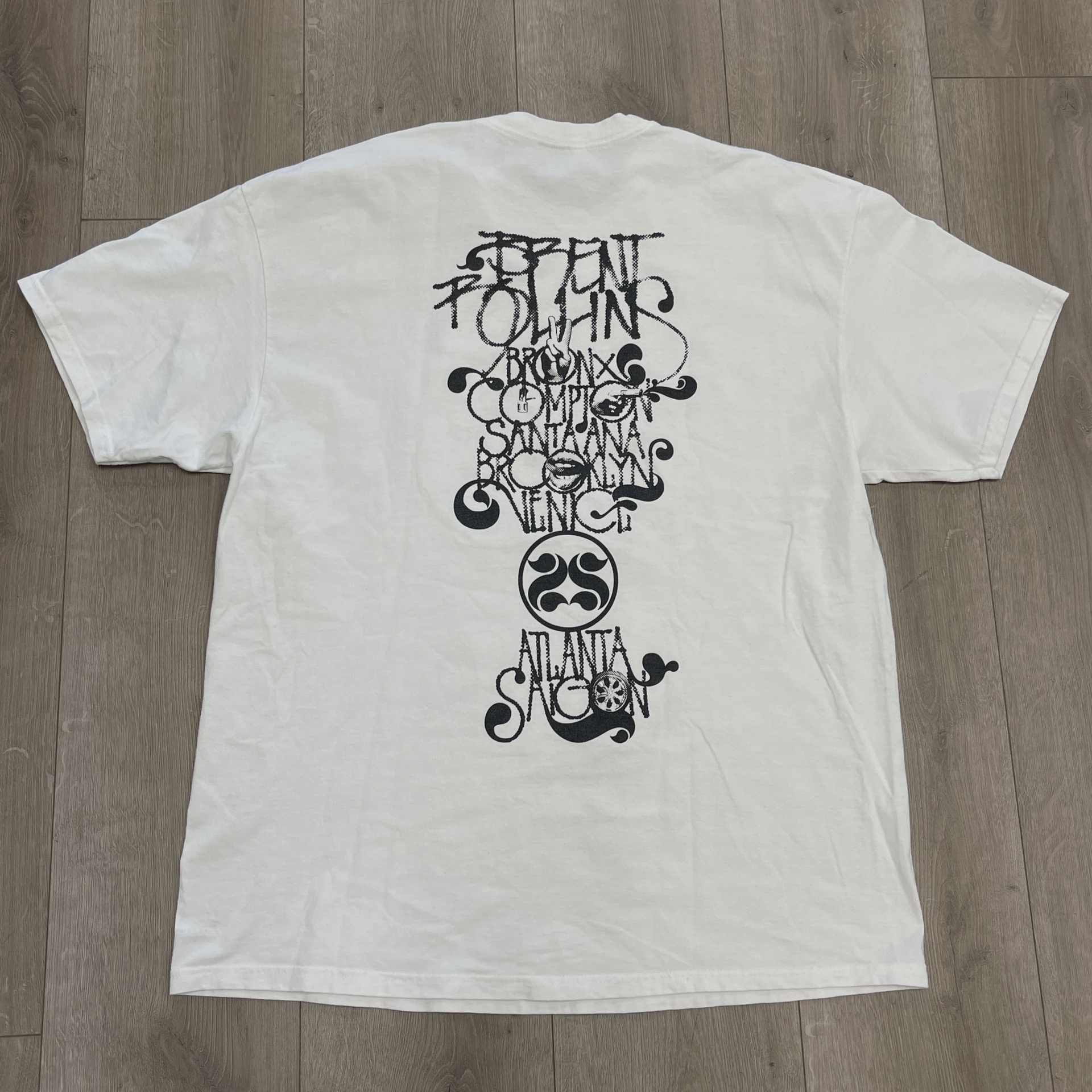 Stüssy x Brent Rollins World Tour T-Shirt • Pre-Owned [8185] 3