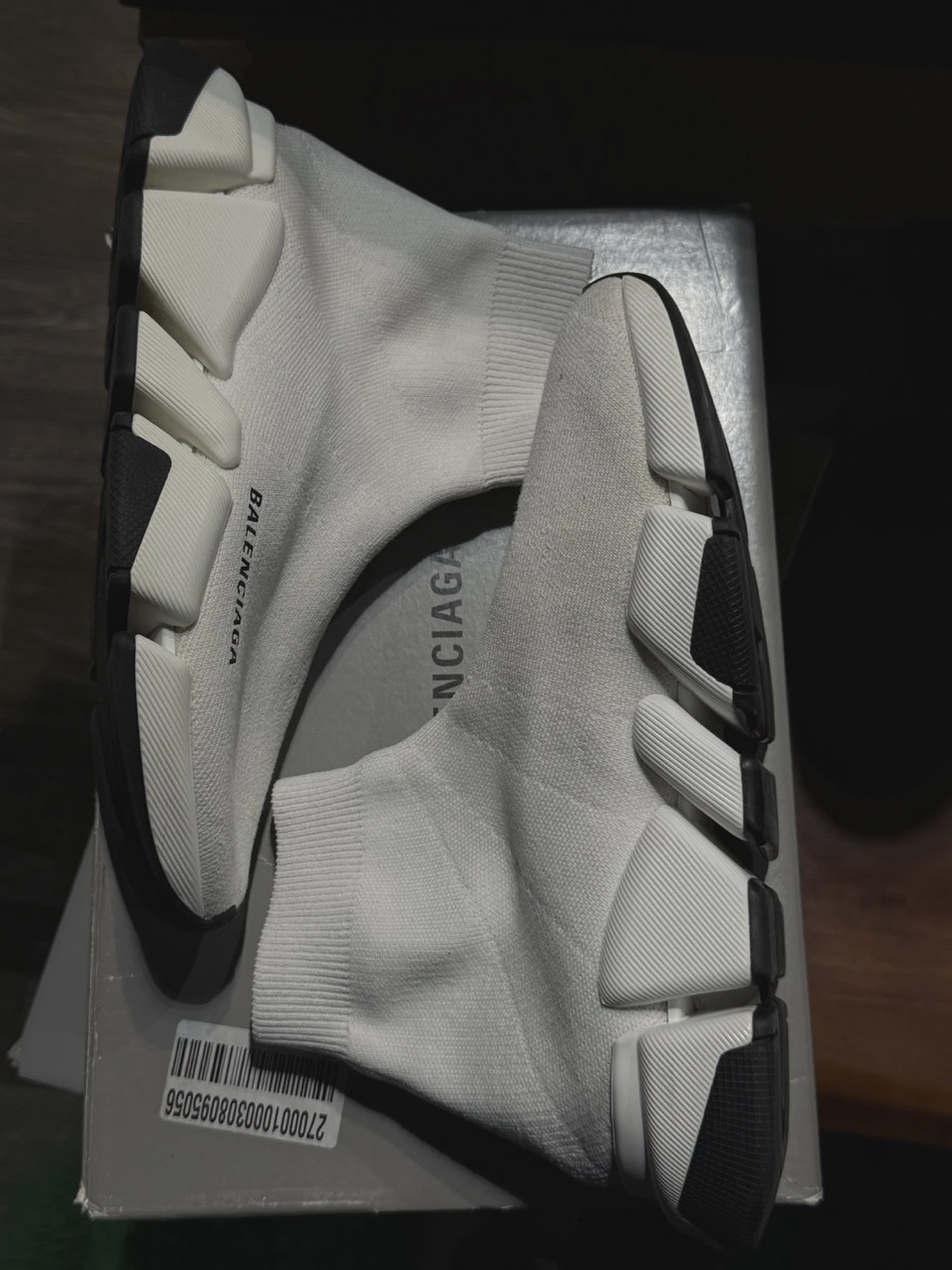 Balenciaga Speed White trainer  • Pre-Owned [0109]