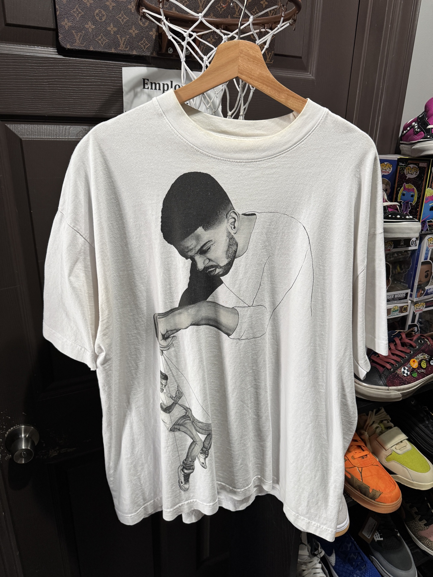 Kid Cudi C/O Virgil Abloh Pulling Srings T-Shirt