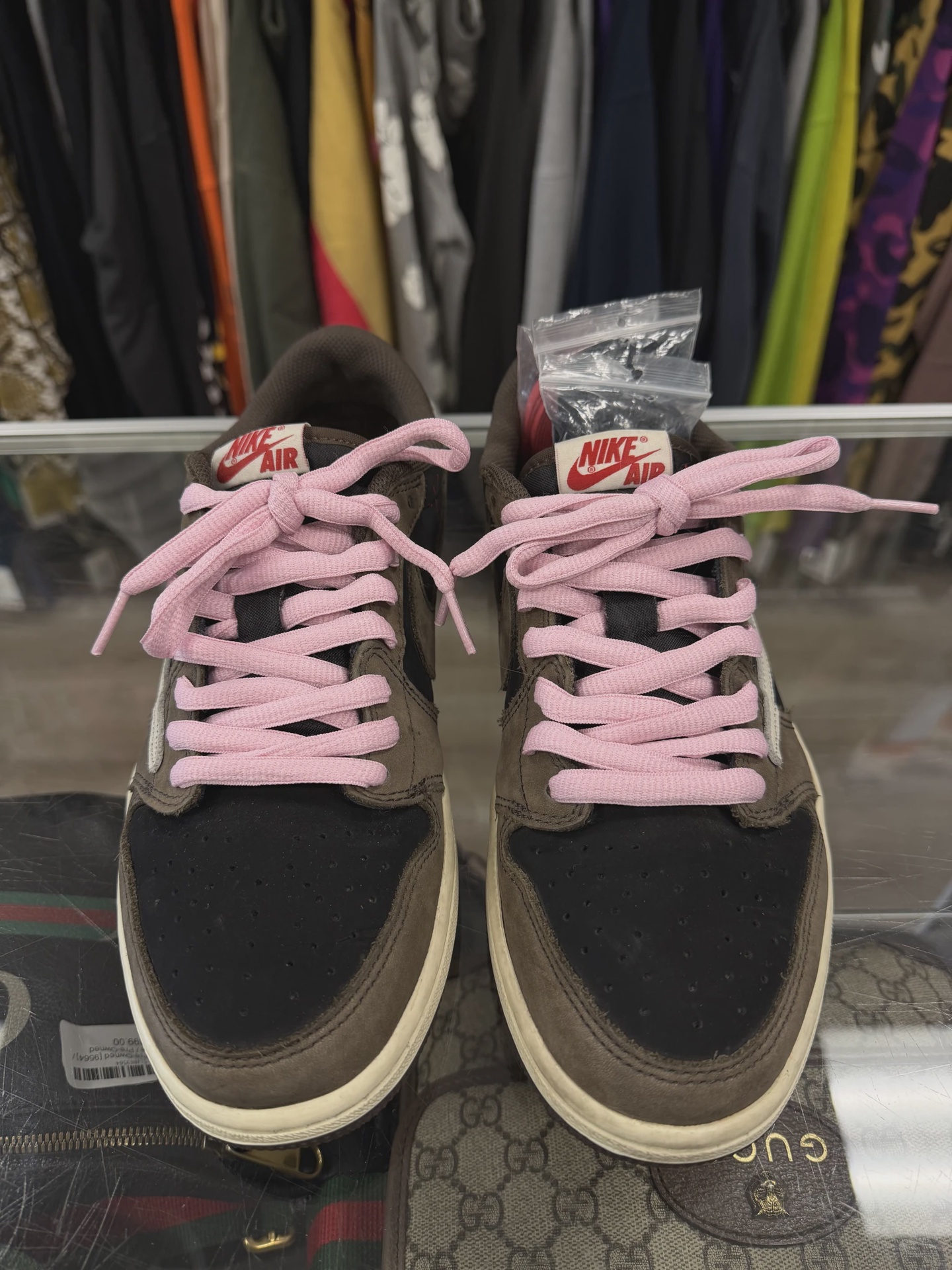 Air Jordan 1 Retro Low Original SP Travis Scott Mocha NO BOX  Pre-Owned [5806] 5