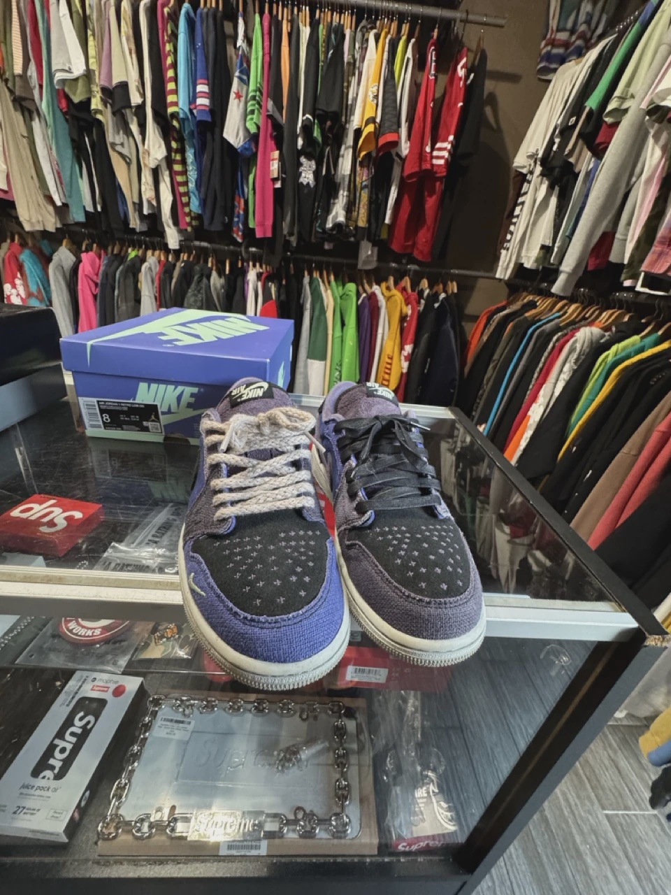 Air Jordan 1 Retro Low Original Zion Williamson Voodoo Alternate • Pre-Owned [5077] 2
