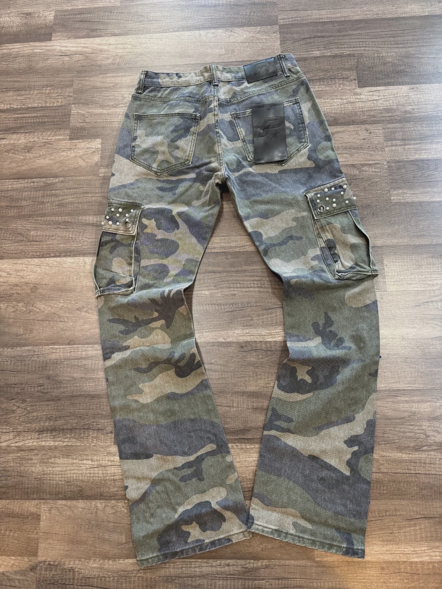 Politic Studios Camo Pearl Stud Jeans  • Brand New [6163] - photo 3