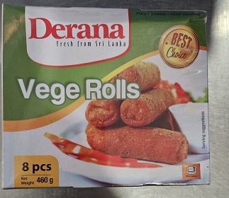 Derana Veg Savory Rolls 8pcs 460g