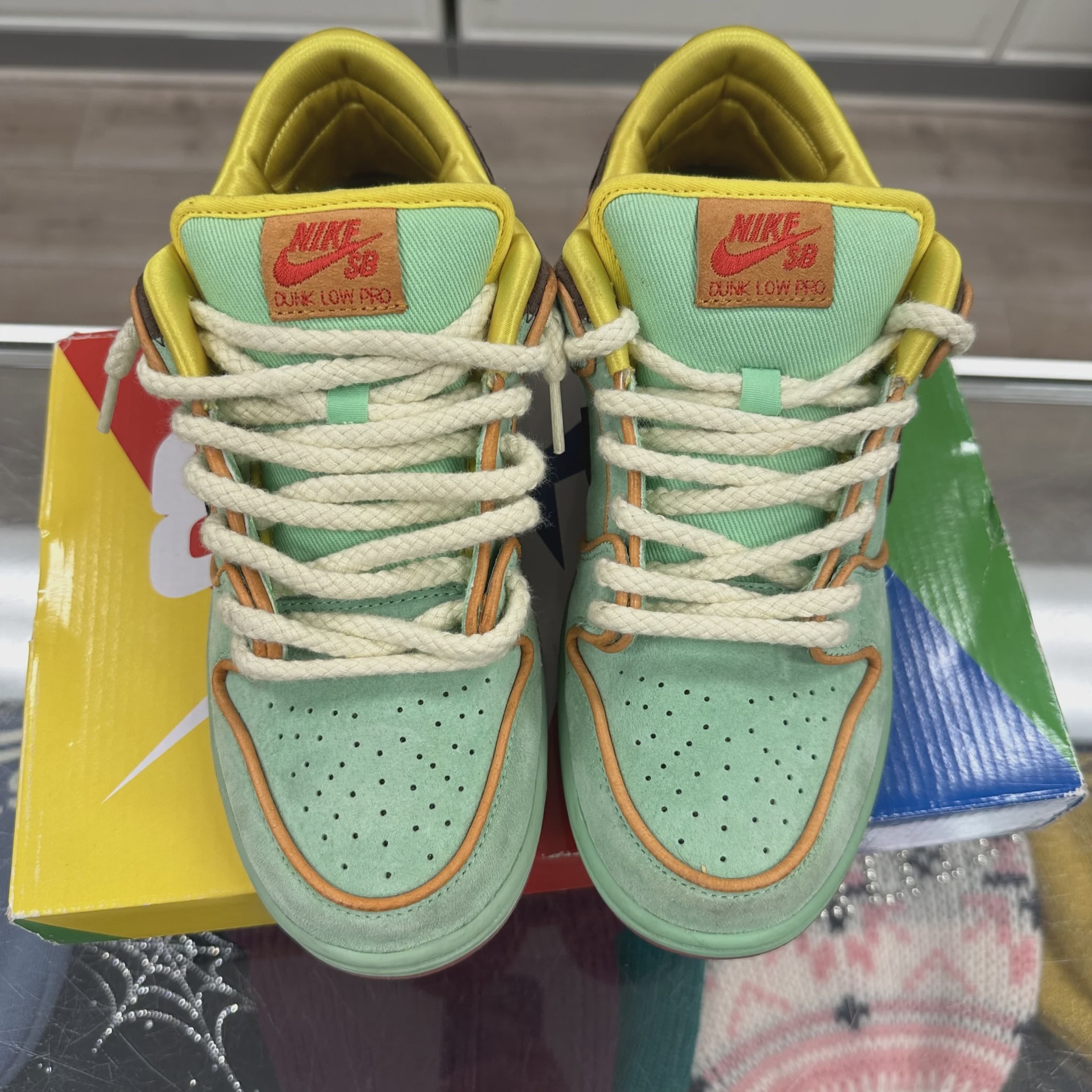 Nike SB Dunk Low Rodeo Tourmaline REP BOX • Pre-Owned [6302] - photo 4