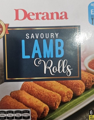 Derana Sav Rolls Lamb 450g