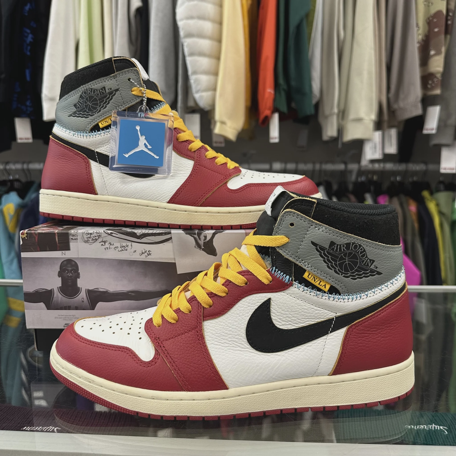 Air Jordan 1 Retro High Original SP Union LA Chicago Shadow • Pre-Owned [4291] - photo 2
