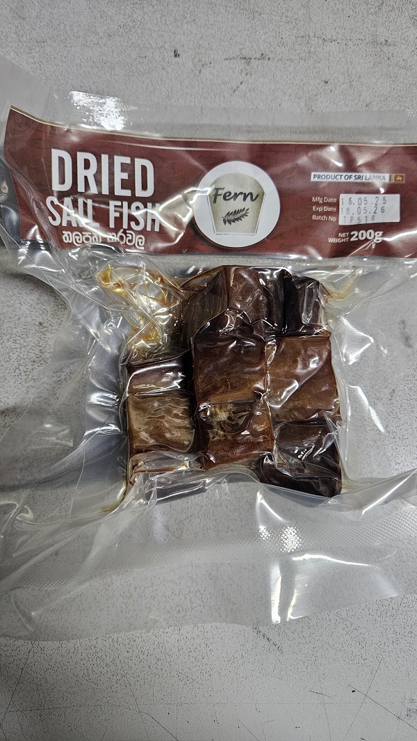 Fern Dried Sail (Thalapath) fish 200g