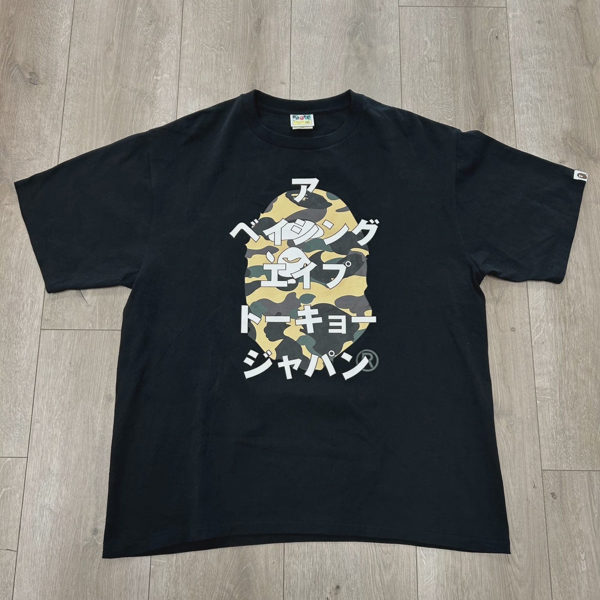 1st Camo BAPE Katakana Tee • Pre-Owned [4288] - photo 1
